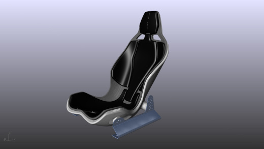 带导轨的高性能汽车座椅缩略图